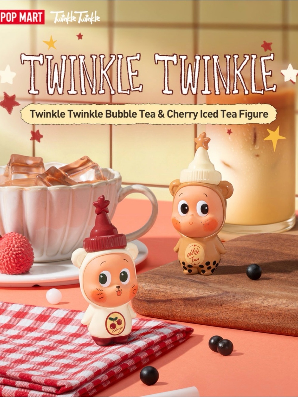 NIB Twinkle Twinkle Bubble Tea & Cherry Iced Tea Figure - Picture 7 of 10